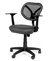 Кресло офисное СН450 NEW, TW12, серое