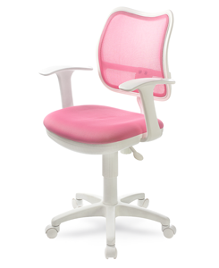 Розовое мягкое кресло детское