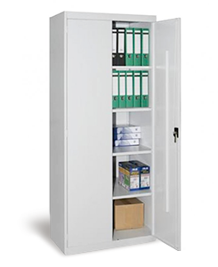 Шкаф металлический ШАМ-11-20, серый