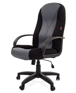 Кресло для руководителей СН785, TW11/TW12, черное/серое