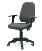 Кресло офисное СН661, 15-3, темно-серое